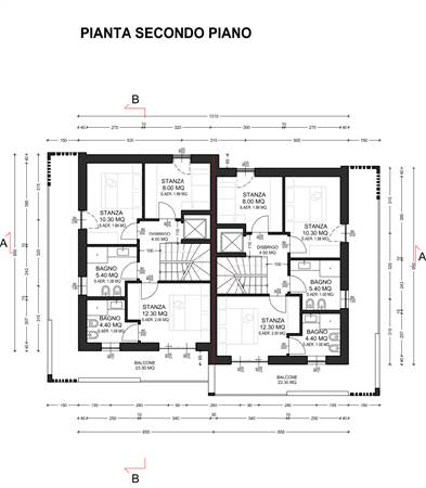 Planimetria  primo piano