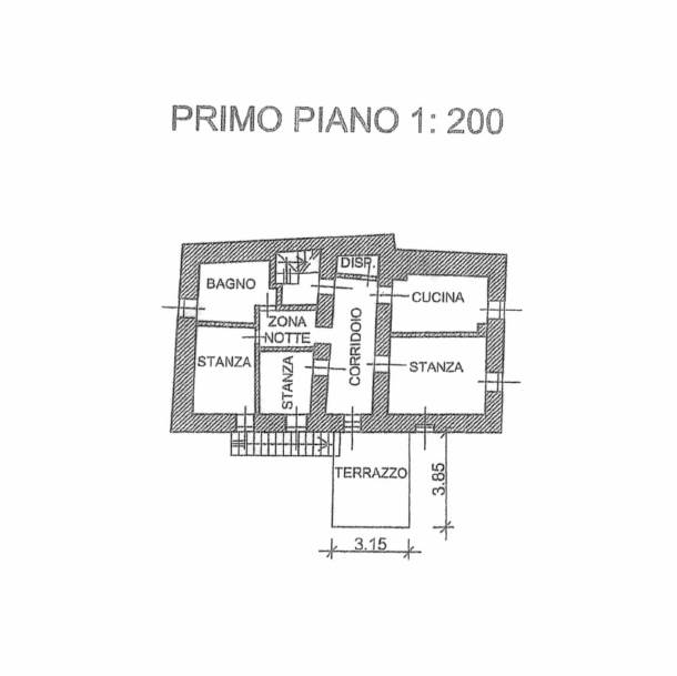 Planimetria primo piano