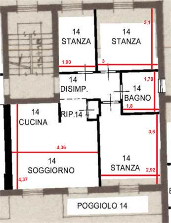 Planimetria con misure