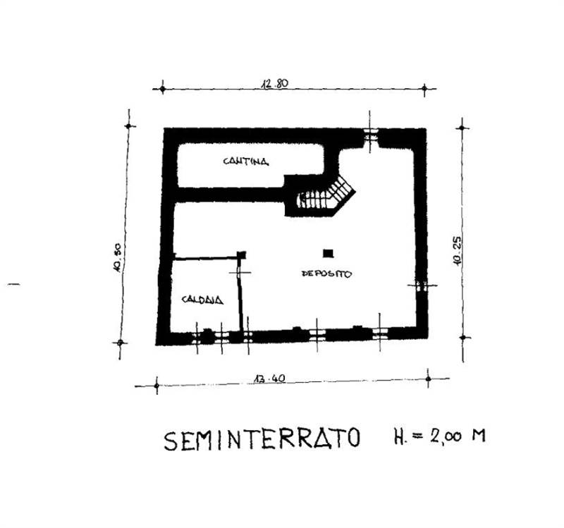 Planimetria Seminterrato