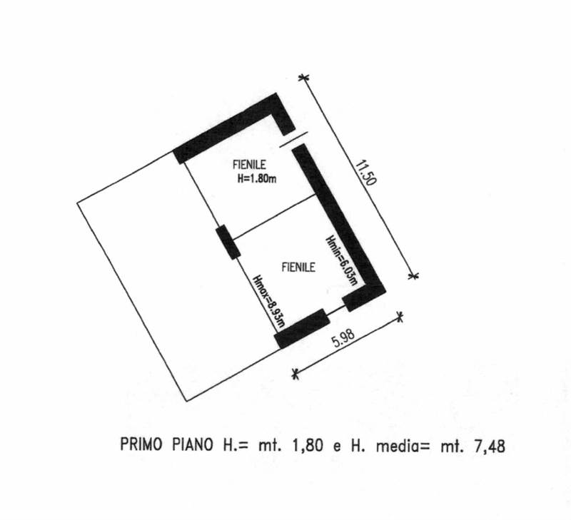 Planimetria primo piano