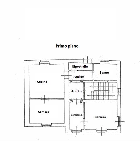 Planimetria primo piano