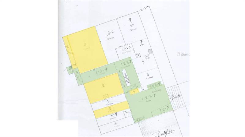 Planimetria secondo piano