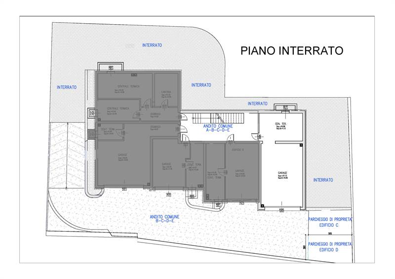 Planimetria Piano Interrato