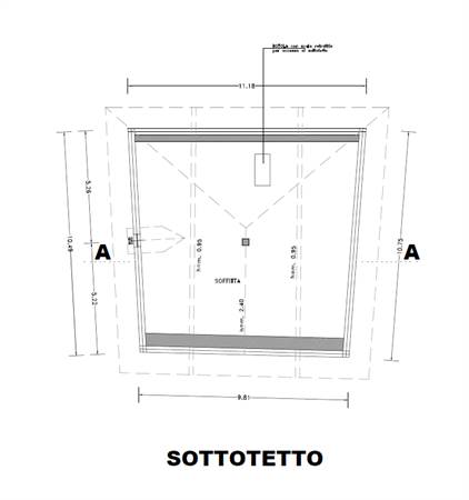 Planimetria sottotetto