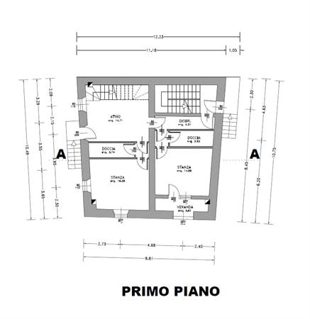 Planimetria primo piano