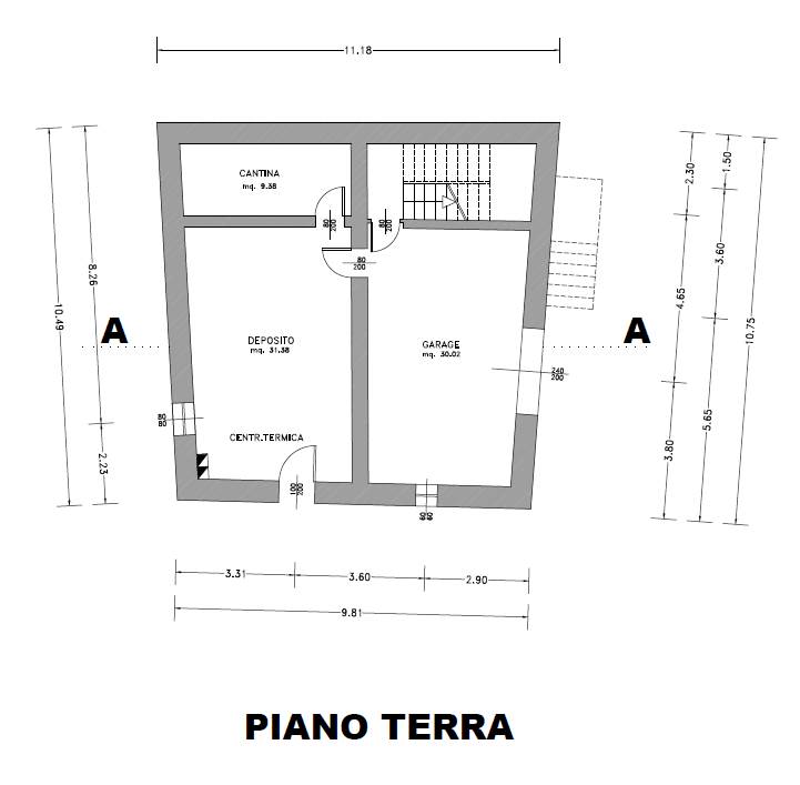 Planimetria piano terra