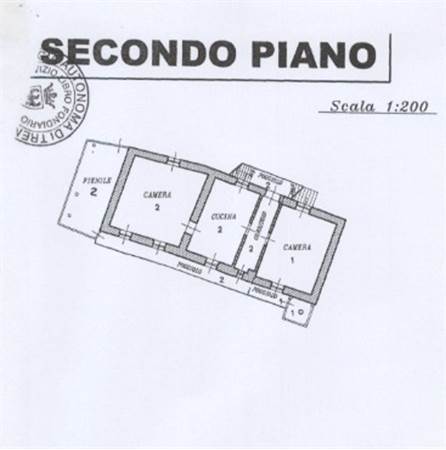 Planimetria secondo piano