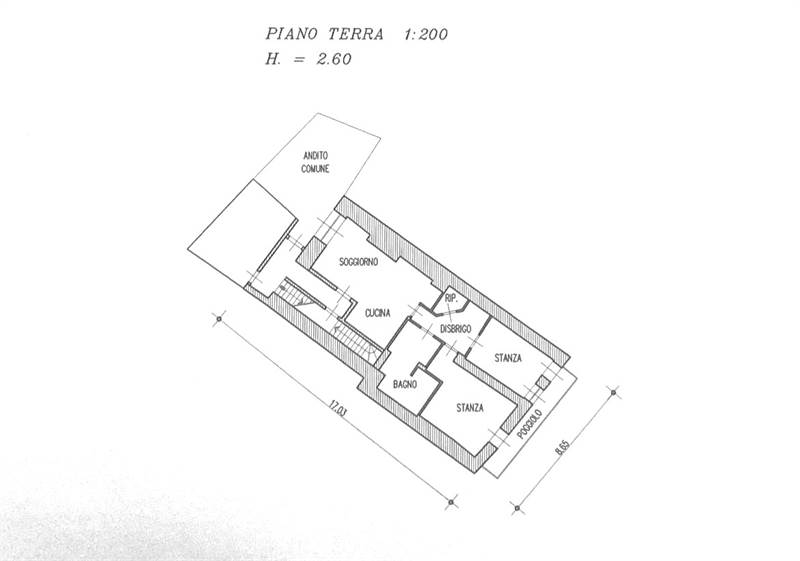 Planimetria piano terra