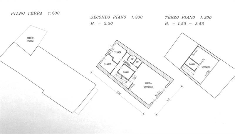 Planimetria secondo piano