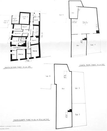 Planimetria locali P2-P3-P4