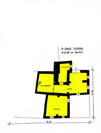 Planimetria avvolti e cantine