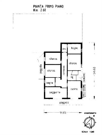 Planimetria appartamento 1