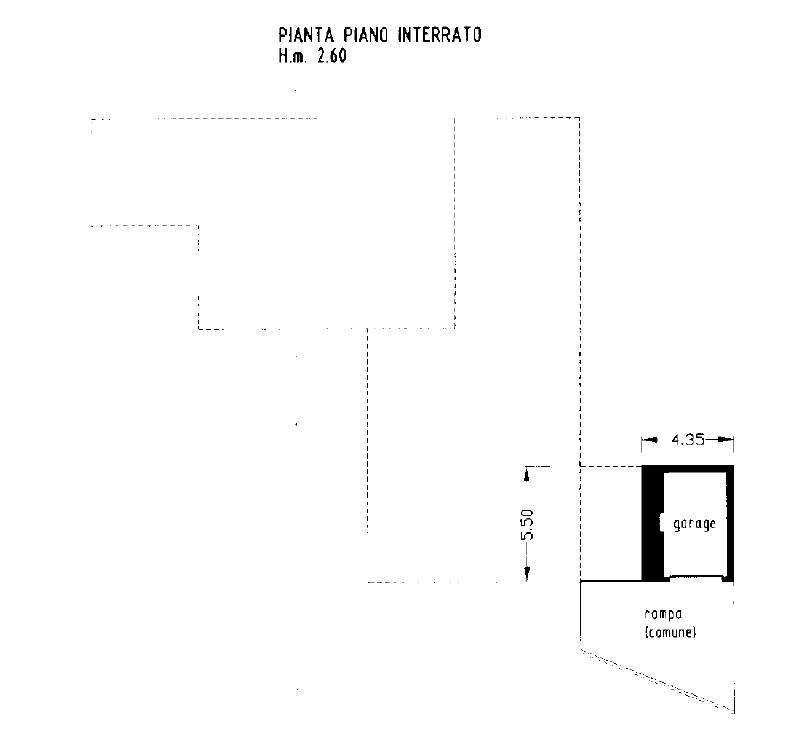 Planimetria garage 2