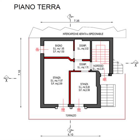 Planimetria piano terra