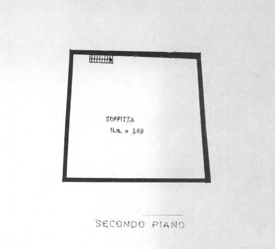 Planimetria piano secondo