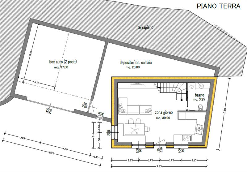 Progetto piano terra