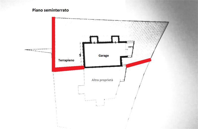 Planimetria piano seminterrato