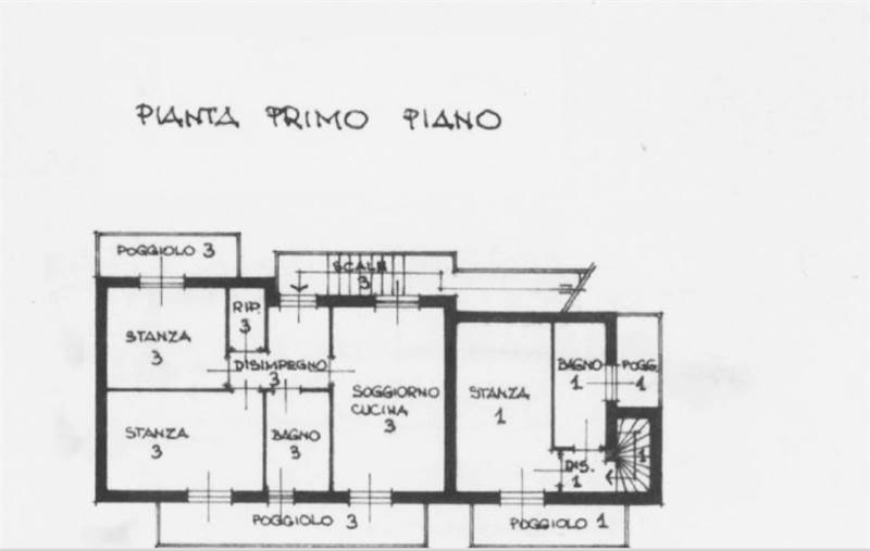 Planimetria primo piano