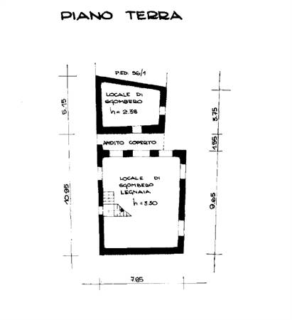 Planimetria piano terra