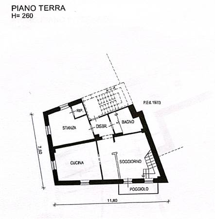 Planimetria piano terra