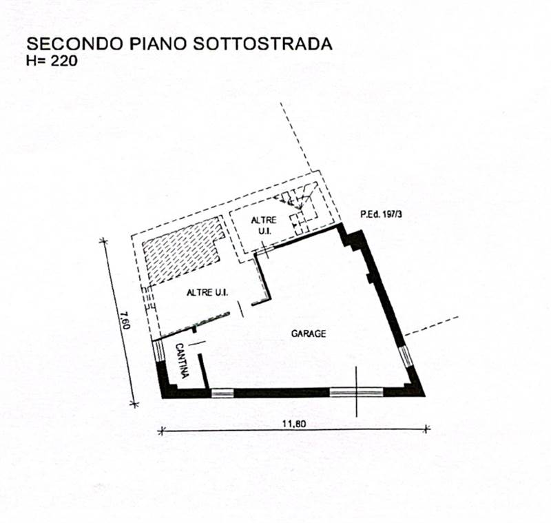 Planimetria garage