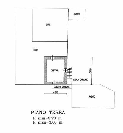 Planimetria piano terra