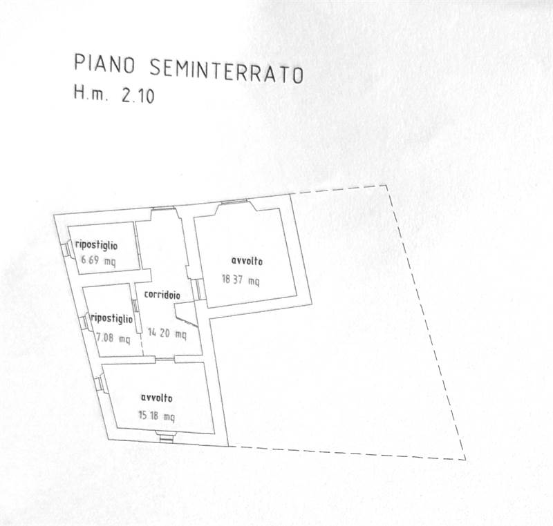 Planimetria seminterrato