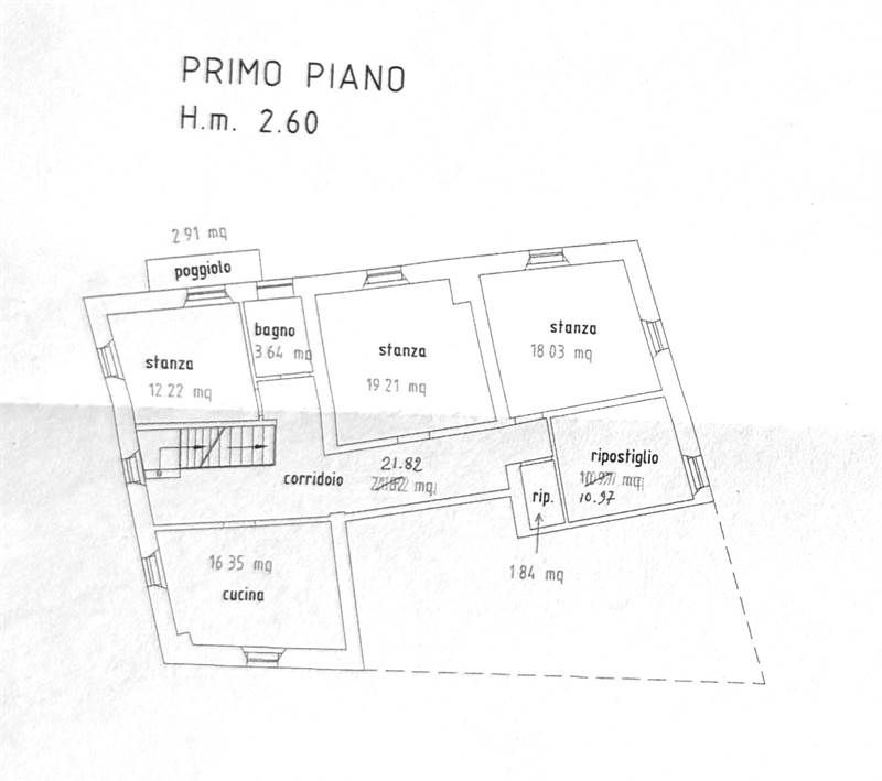 Planimetria primo piano