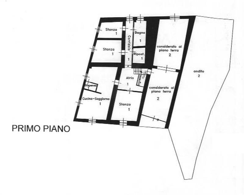 Planimetria primo piano