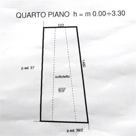 Planimetria piano quarto