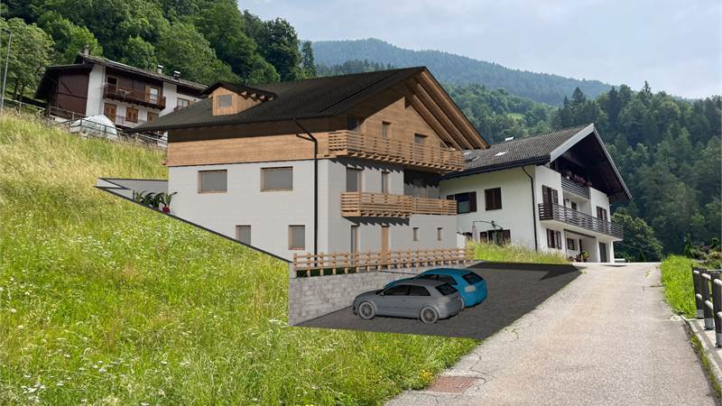 Appartamento nuovo con giardino in Val di Rabbi